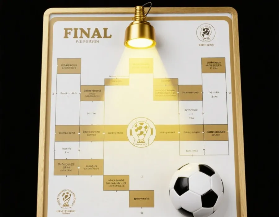 淘汰赛赛程结构示意图